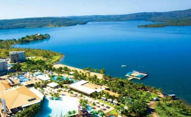 Resort Marina Flat & Nautica Caldas Novas Exteriör bild
